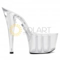 Cepa 17 cm Cristal Lisa Ref.C003 - Taco Preto