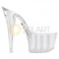 Cepa 17 cm Cristal Lisa Ref.C003 - Taco Translúcido