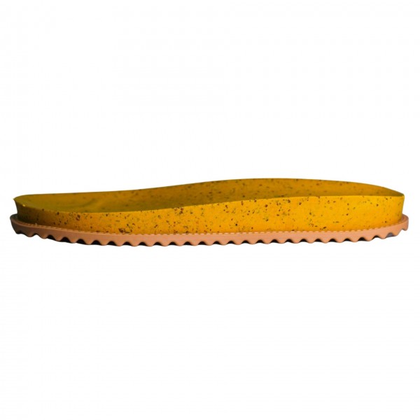 Solado Papete Mostarda com Cortiça e Soleta Bege - Ref. 1004